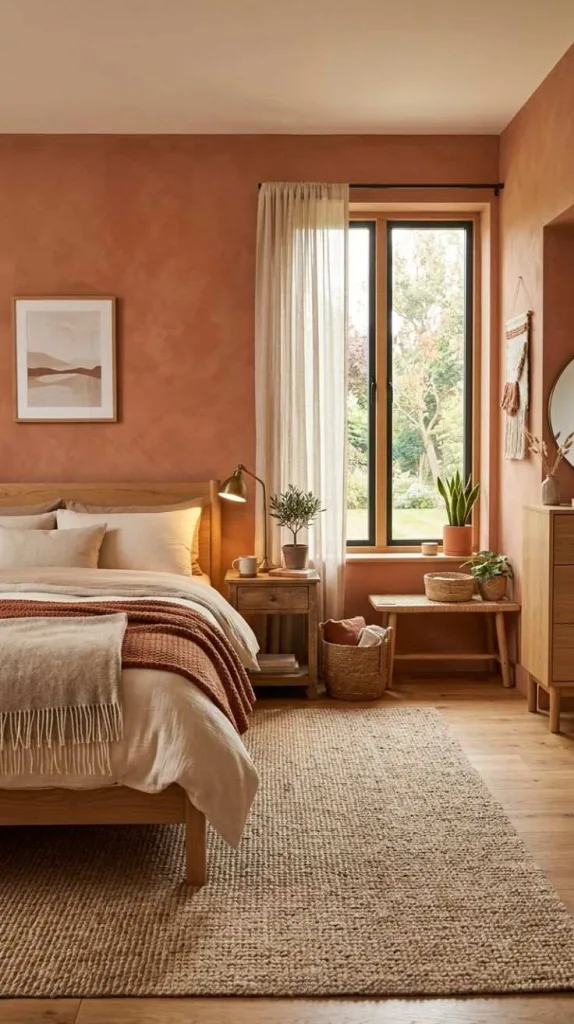 Earthy Terracotta Wash