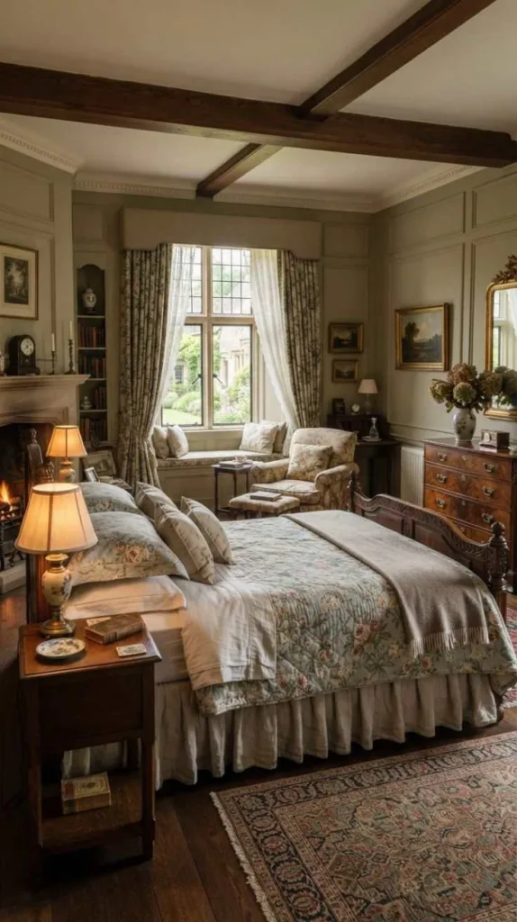 8+ Bedroom Inspirations for a Cozy Dream Space 4 English Manor Bedroom