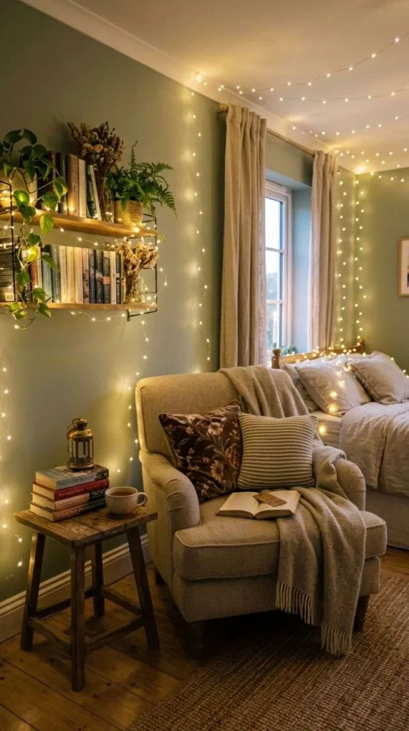 Fairy Light Reading Corner
