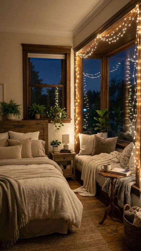 Fairy Light Window Frame
