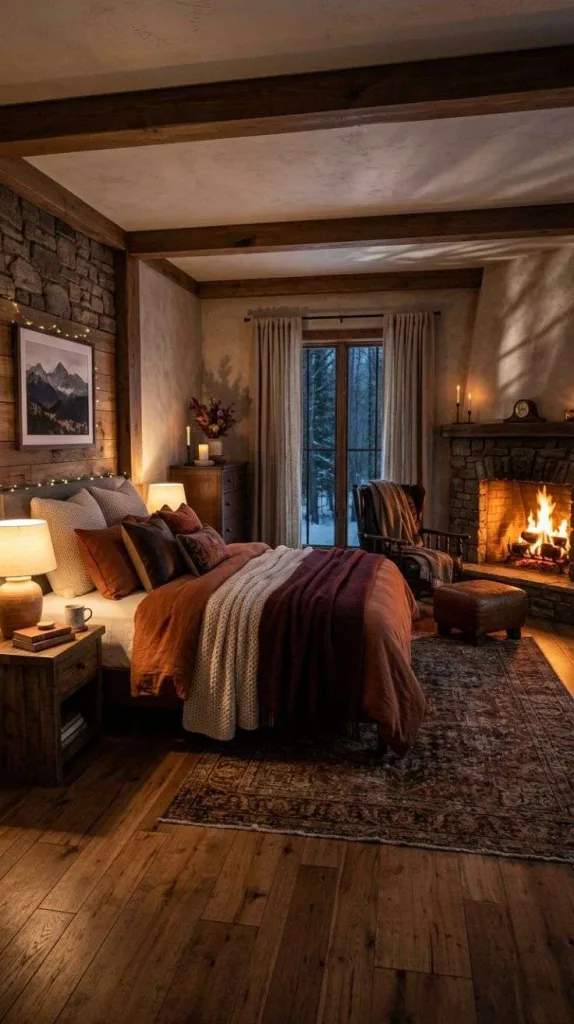 The Secret to a warm bedroom aesthetic That Feels Expensive 12 Fireside Cozy Escape