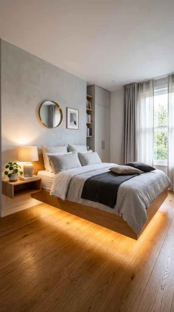 These Small Bedroom Ideas Prove You Don't Need More Space 3 Floating Platform Bed