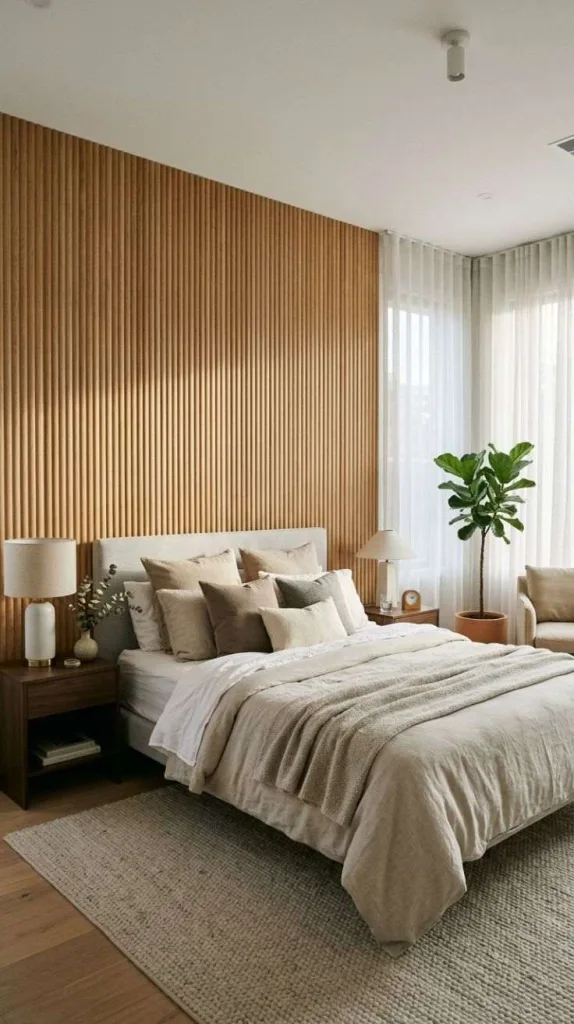 Accent Wall Bedroom I Can't Ignore 4 Fluted Wood Wall