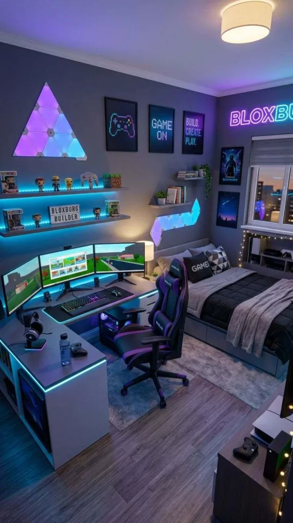 Gamer Bedroom Setup