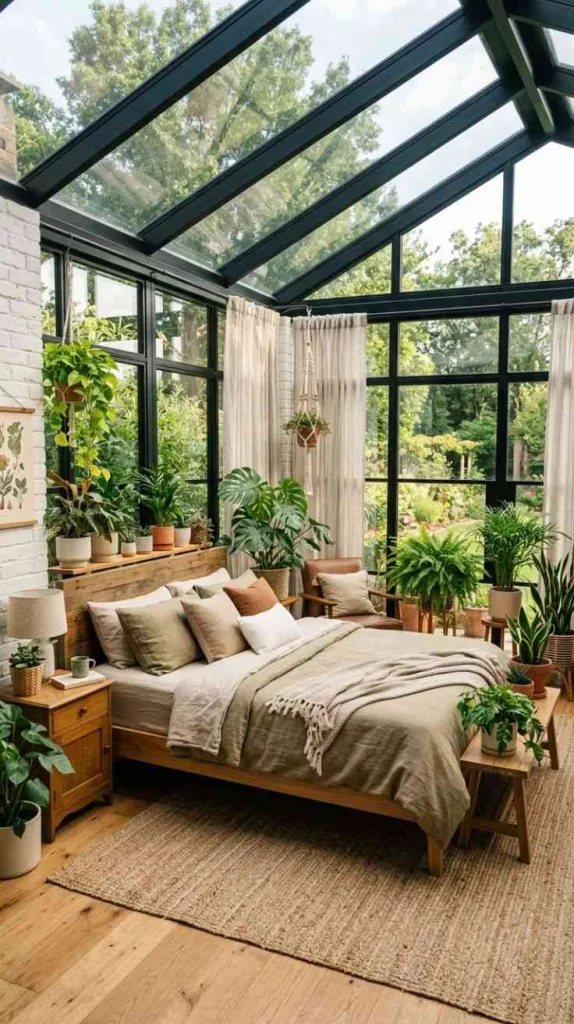 Greenhouse Style Bedroom