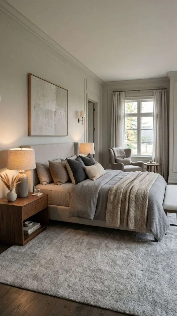 These Grey Bedroom Ideas That Designers Always Recommend 3 Greige Color Layering