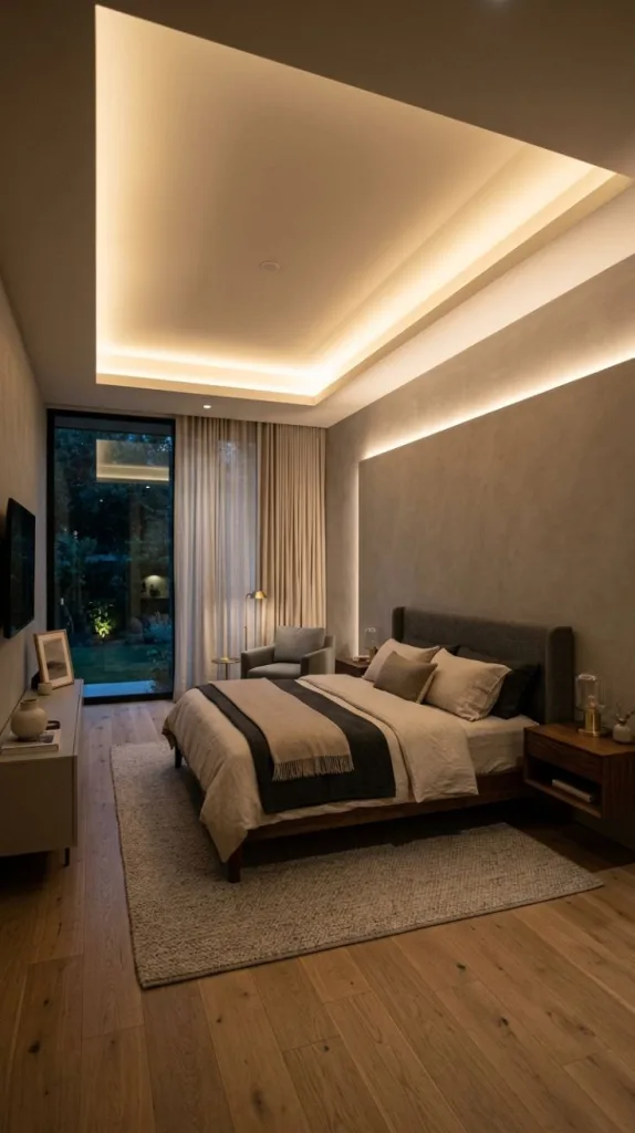 Bedroom Lighting Ideas for a Cozy Stylish Space 7 Hidden LED Ceiling