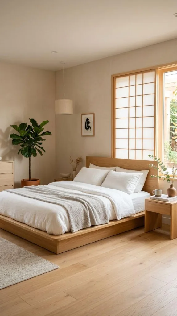 Bedroom Designs for a Cozy Modern Dream Space 8 Japandi Inspired Space