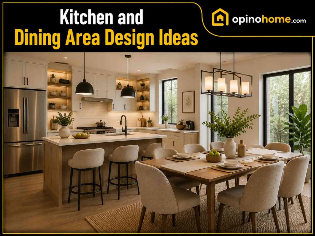 Interior Design Drhomey: Create a Beautiful and Comfortable Home 4 Kitchen and Dining Area Design Ideas