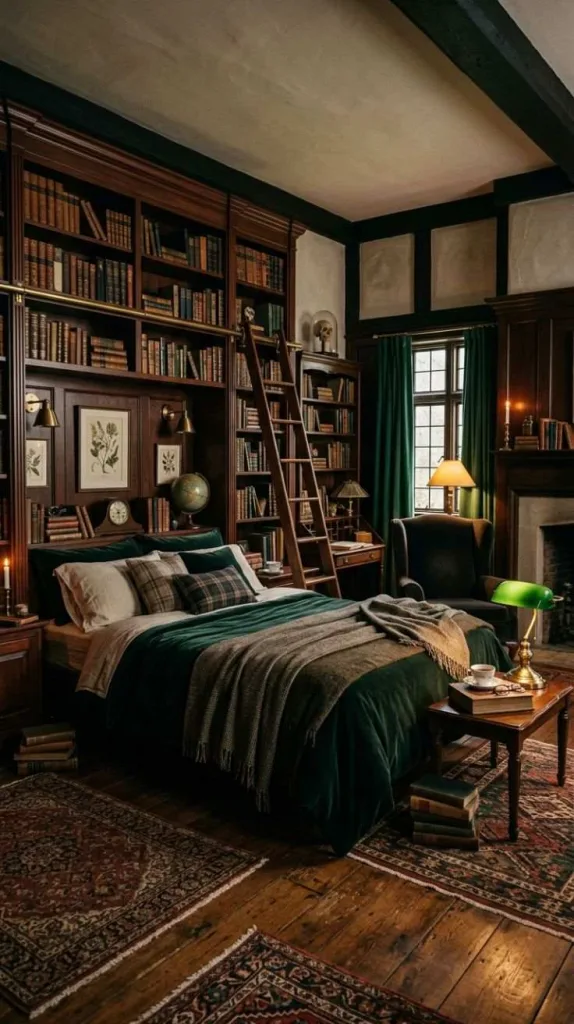 Library Ladder Headboard