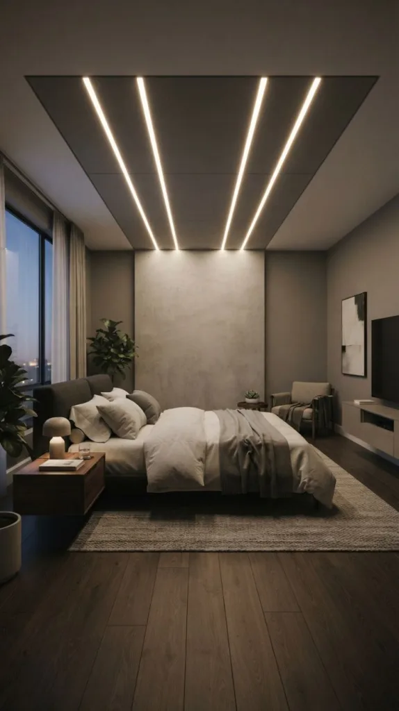 Linear LED Ceiling Design
