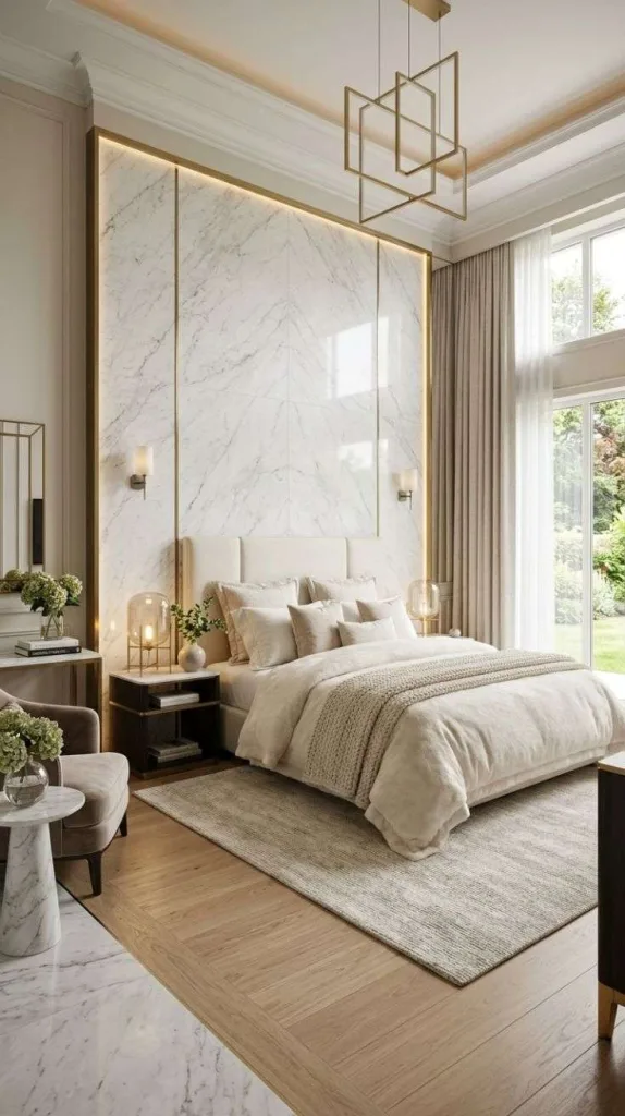 Marble Accent Bedroom