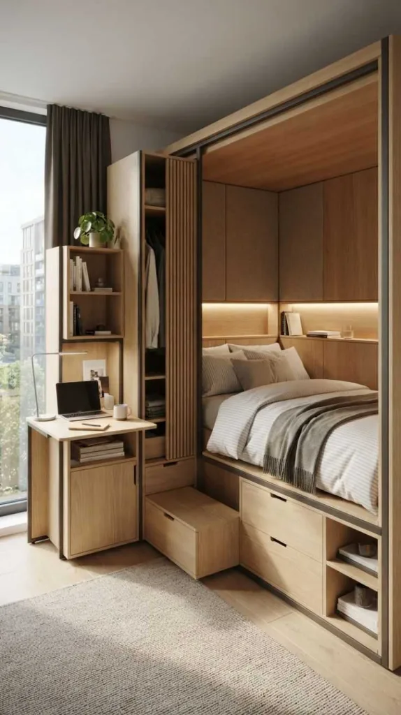 10 Bedroom Ideas for Small Rooms That Maximize Every Inch 4 Micro Bedroom Pod Design