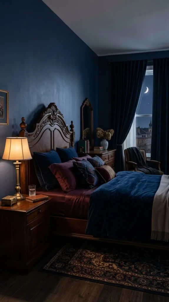 Save These Moody Bedroom That Feels Cozy 4 Midnight Luxe Bedroom