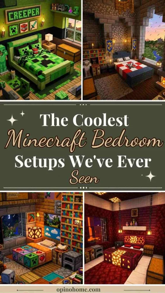 The Coolest Minecraft Bedroom Setups We've Ever Seen 2 Minecraft Bedroom