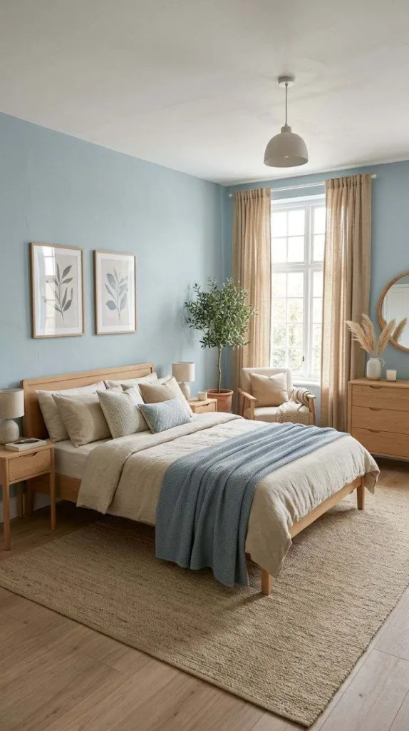 Find Your Perfect Bedroom Color Combination With These Ideas 11 Mist Blue Sand