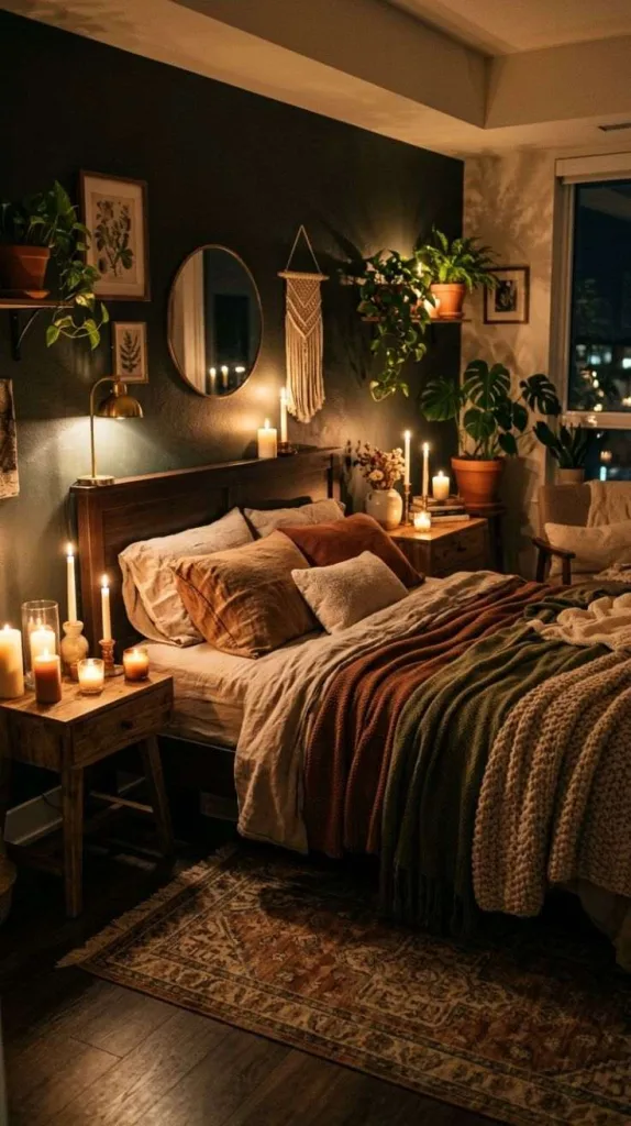 The Secret to a warm bedroom aesthetic That Feels Expensive 9 Moody Candlelit Haven