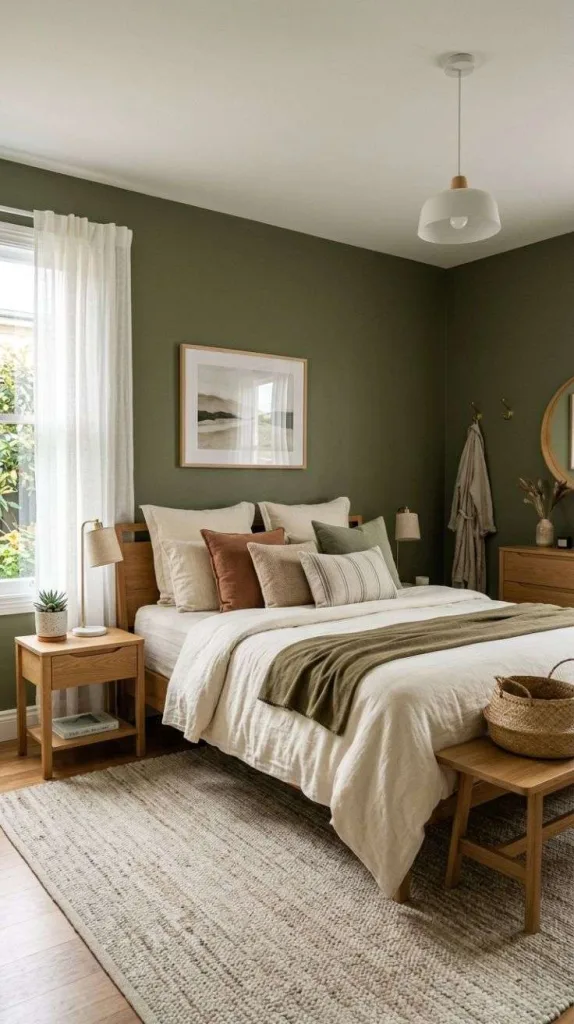 Muted Olive Green