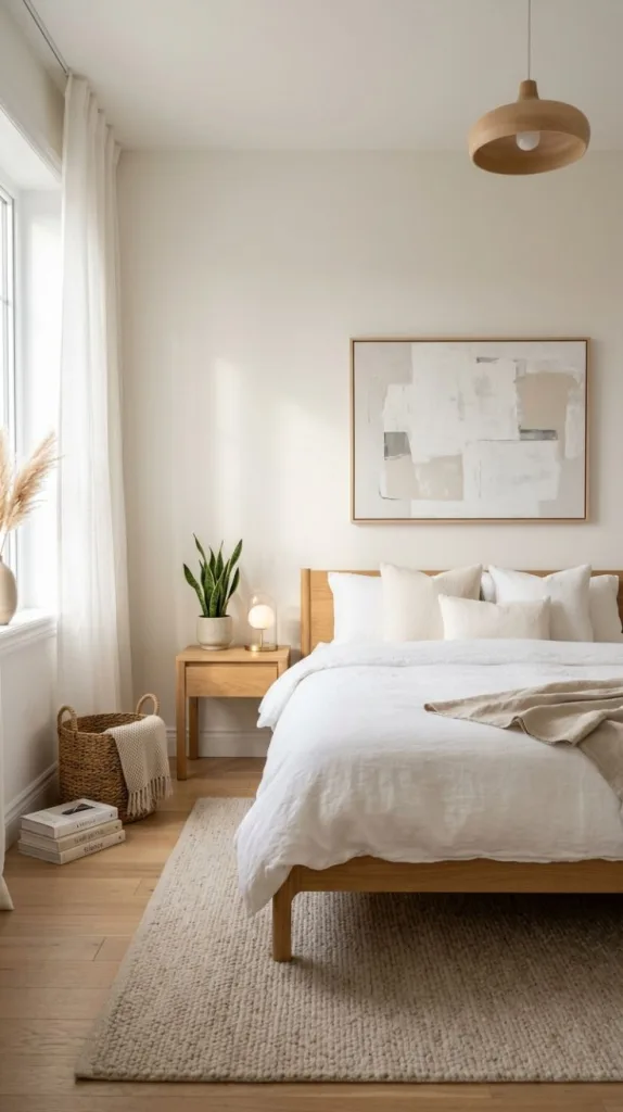 Cozy Bedroom Aesthetic for a Warm Dreamy Retreat 5 Neutral Minimalist Bedroom
