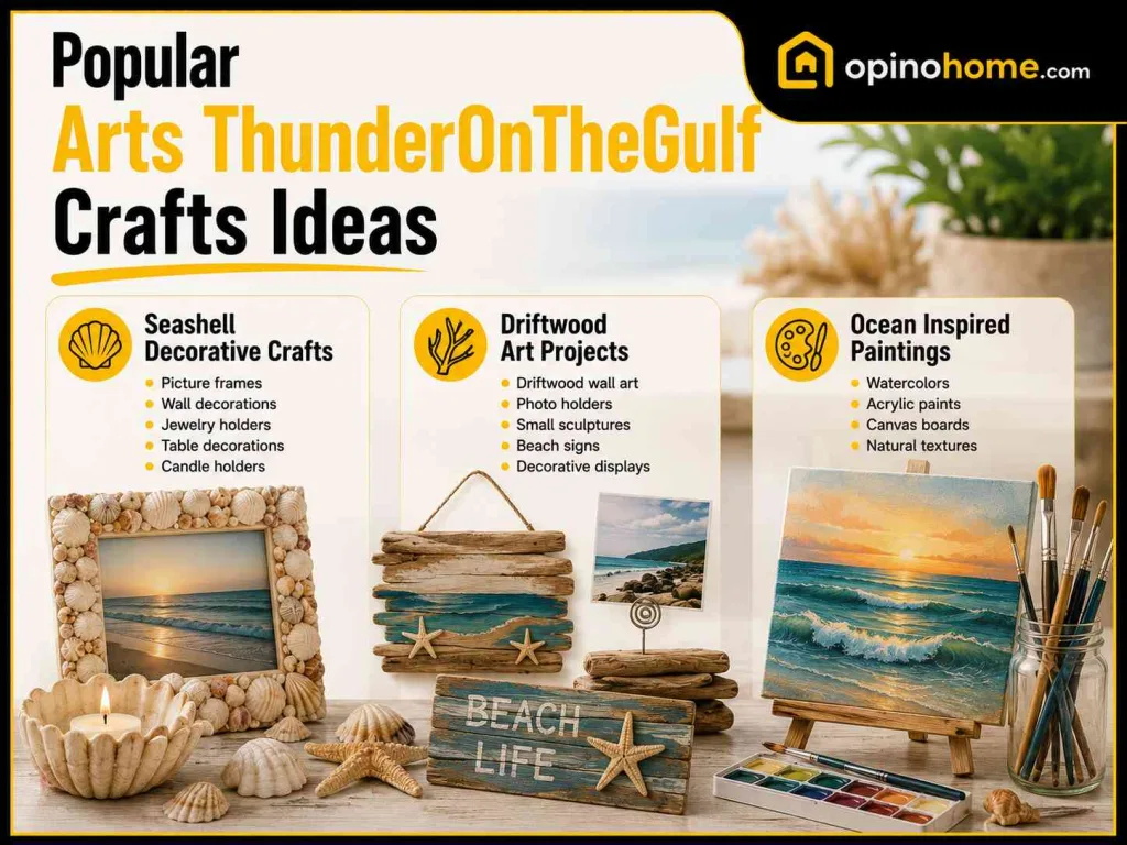 Arts ThunderOnTheGulf Crafts: Creative Coastal Art Ideas & Handmade Inspiration 3 Popular Arts ThunderOnTheGulf Crafts Ideas