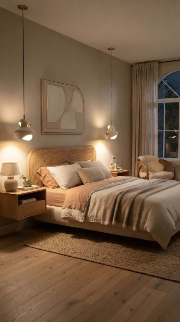 9+ Room Decor Bedroom Ideas for a Cozy Makeover 6 Sculptural Pendant Lighting