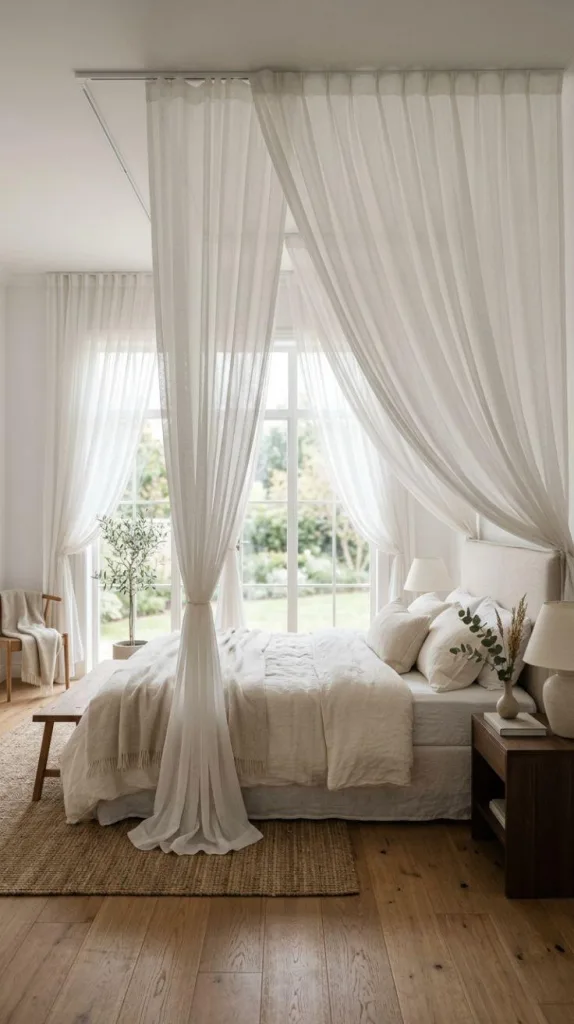 The Curtains Bedroom Everyone's Saving Right Now 5 Sheer Layered Drapes