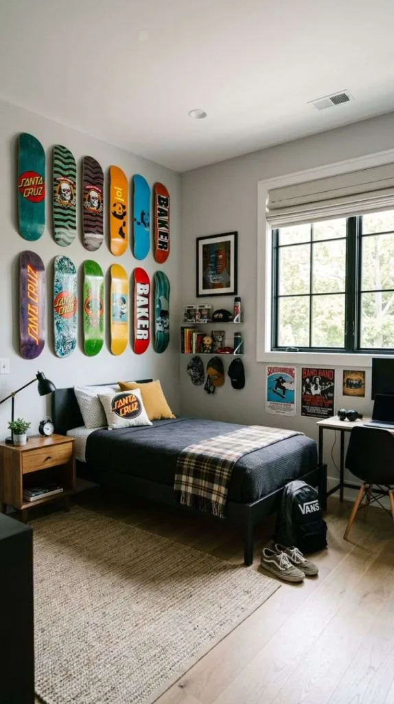 Skateboard Wall Display