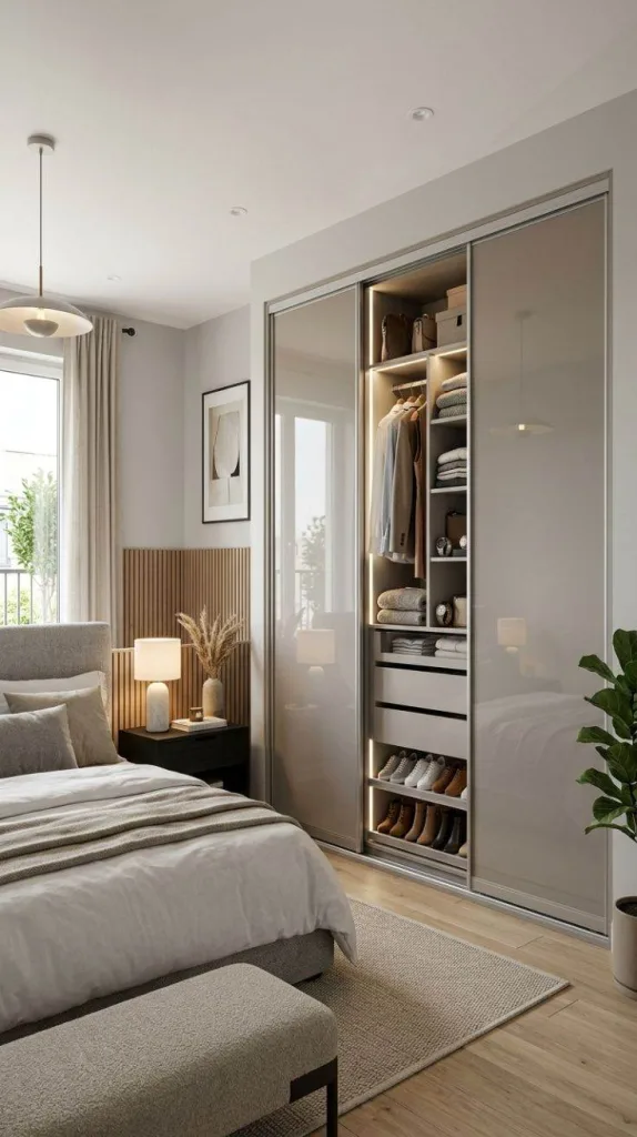 Sliding Panel Wardrobe Design