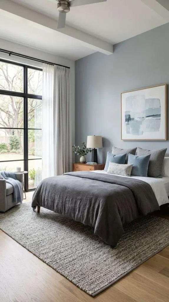 These Grey Bedroom Ideas That Designers Always Recommend 12 Soft Blue Undertones