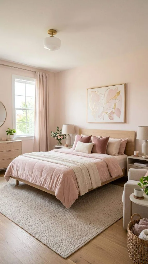 Bedroom Colors For your dream house 7 Soft Blush Bedroom