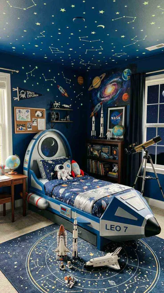 The Best Boys Bedroom Ideas for a Warm style 5 Space Explorer Bedroom