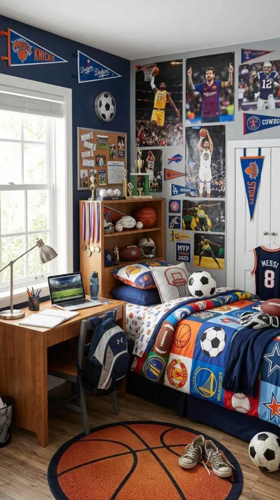 Sports Inspired Bedroom