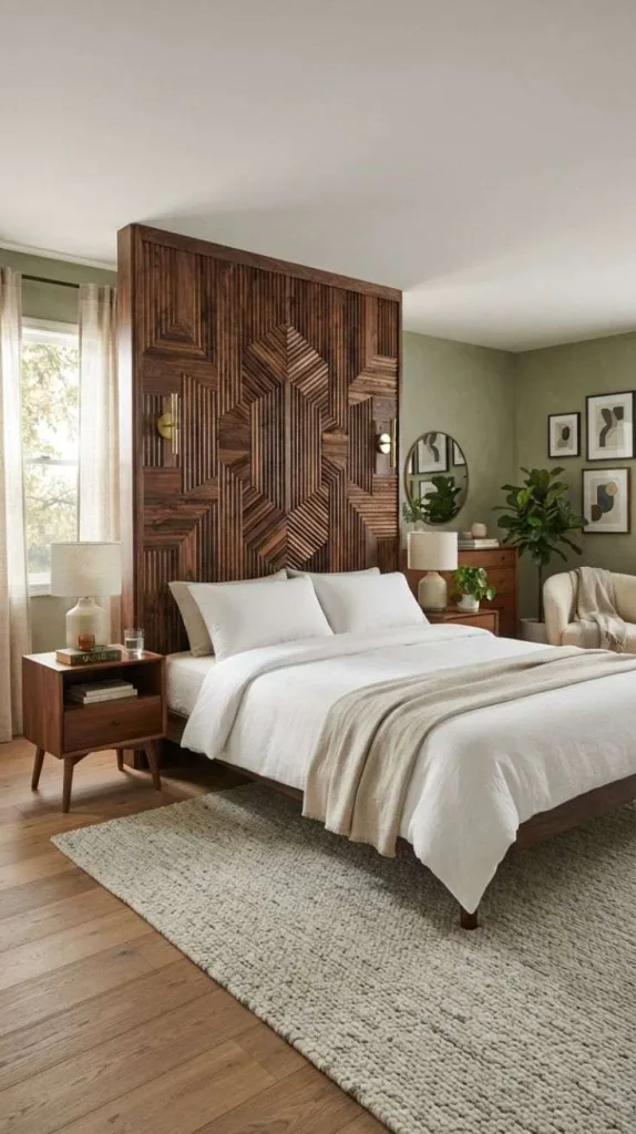 10 Bedroom Decor Ideas for a Cozy and Elegant Space 3 Statement Headboard Styling