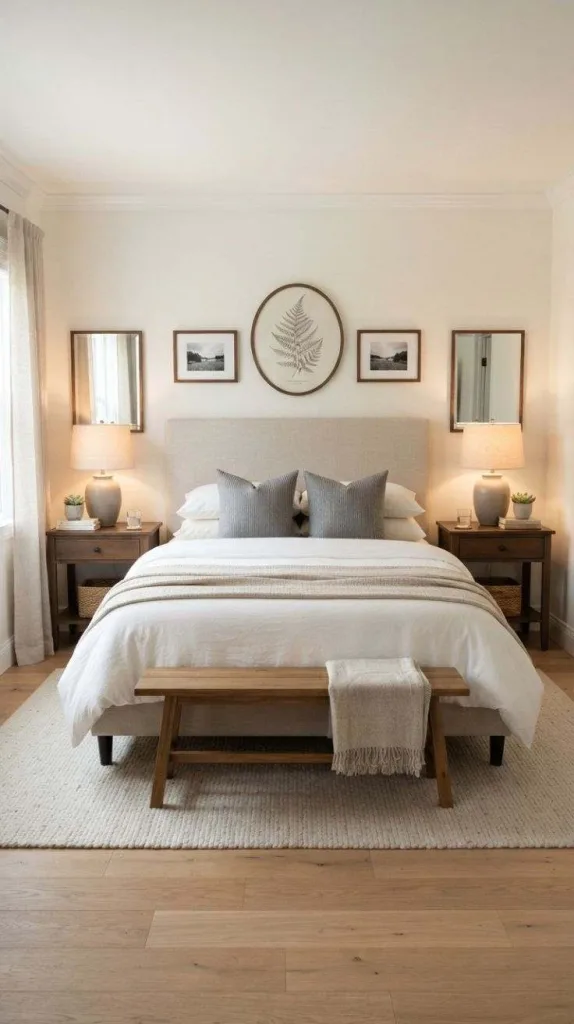 9+ Room Decor Bedroom Ideas for a Cozy Makeover 11 Symmetrical Bed Arrangement
