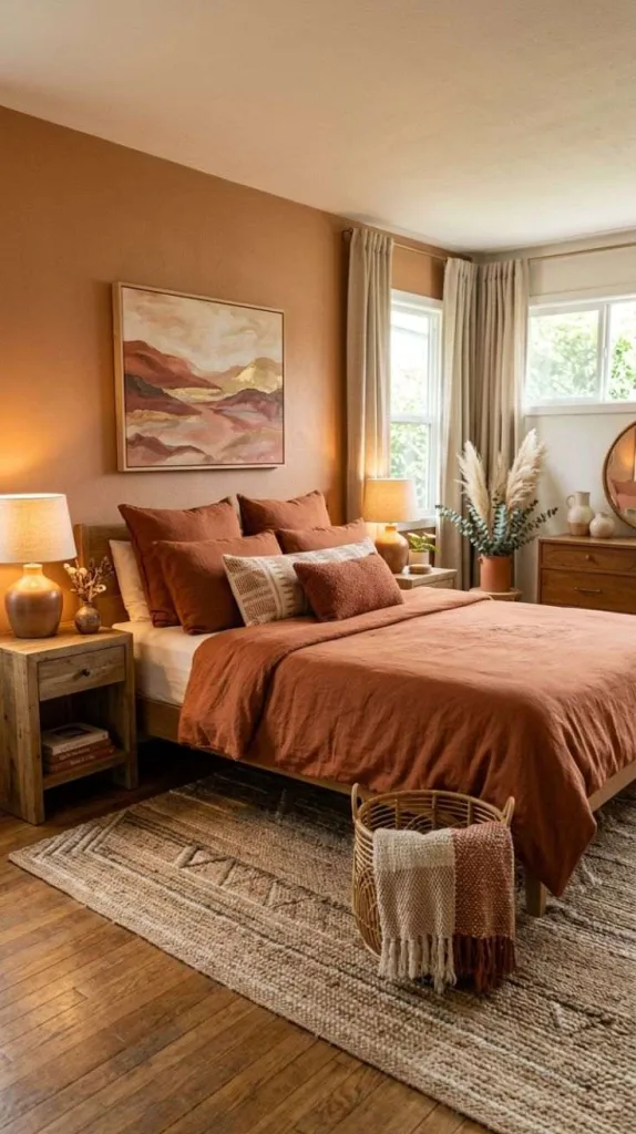 Bedroom Colors For your dream house 6 Terracotta & Rust Escape