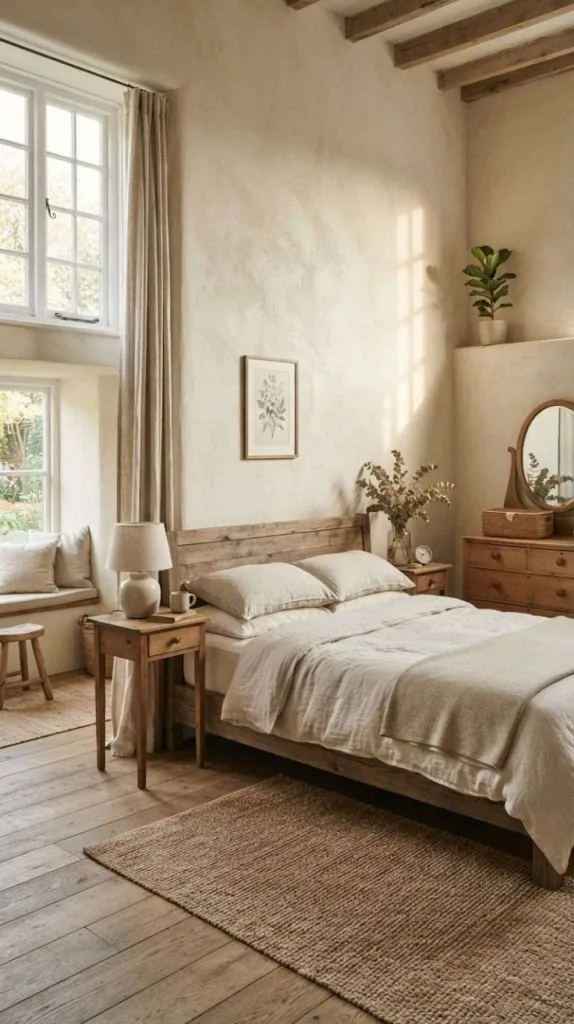 9+ Cozy Bedroom Ideas for a Warm Retreat at Home 8 Textured Plaster Bedroom