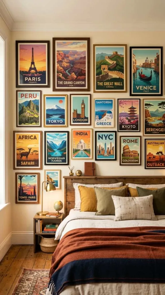 Posters on Wall Bedroom Inspo 9 Travel Poster Gallery
