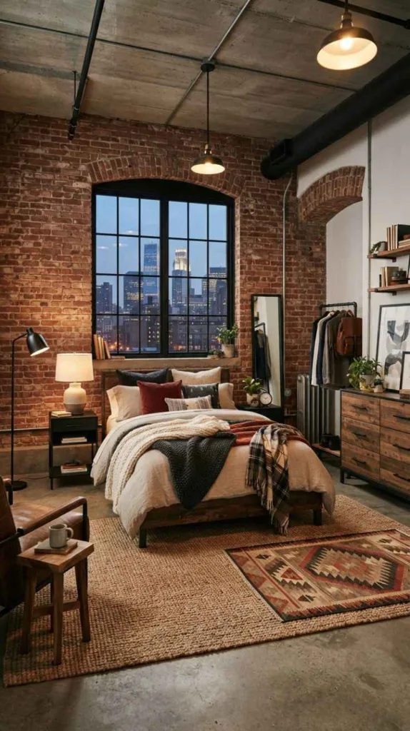8+ Bedroom Inspirations for a Cozy Dream Space 7 Urban Loft Bedroom