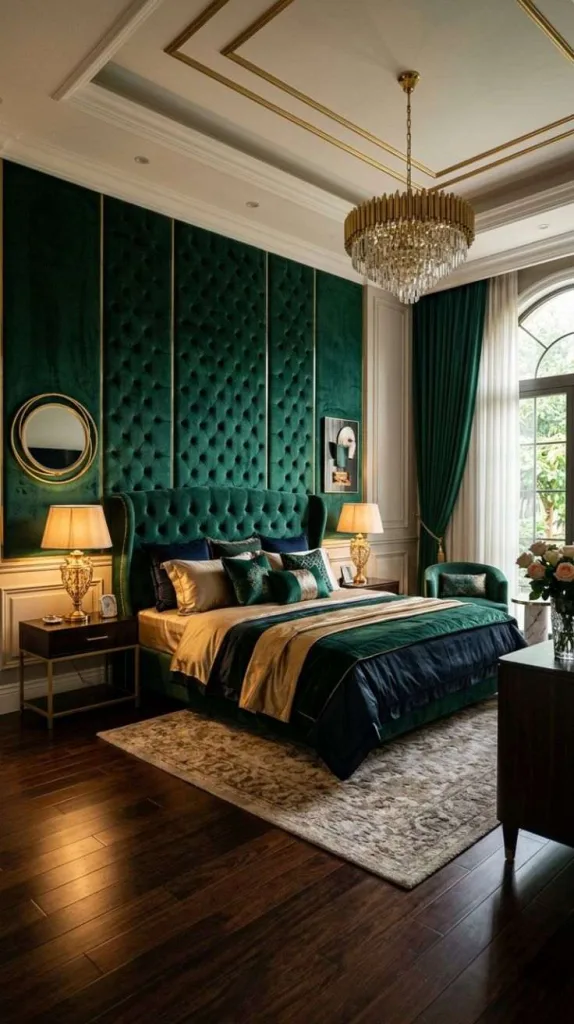 Velvet Panel Bedroom