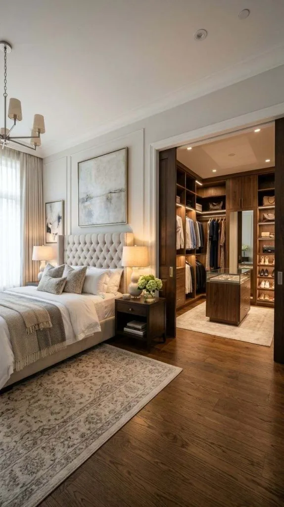 Walk Through Closet Bedroom