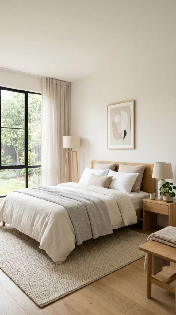 Neutral Bedroom Ideas for a Cozy Elegant Retreat 6 Warm Minimalist Bedroom