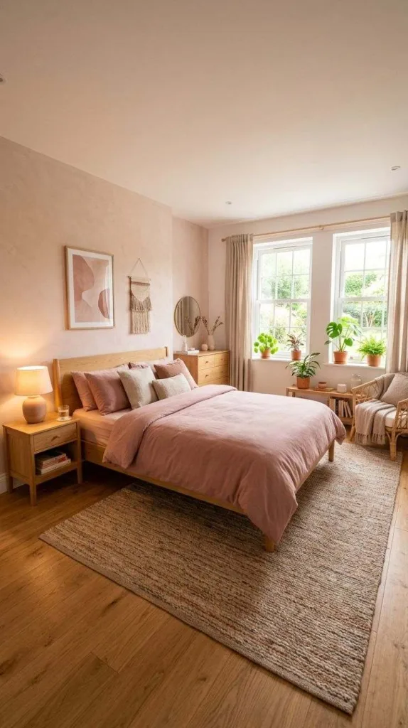 The Most Beautiful Pink Bedroom Ideas You’ll See on Pinterest 10 Warm Pink Earthy Space