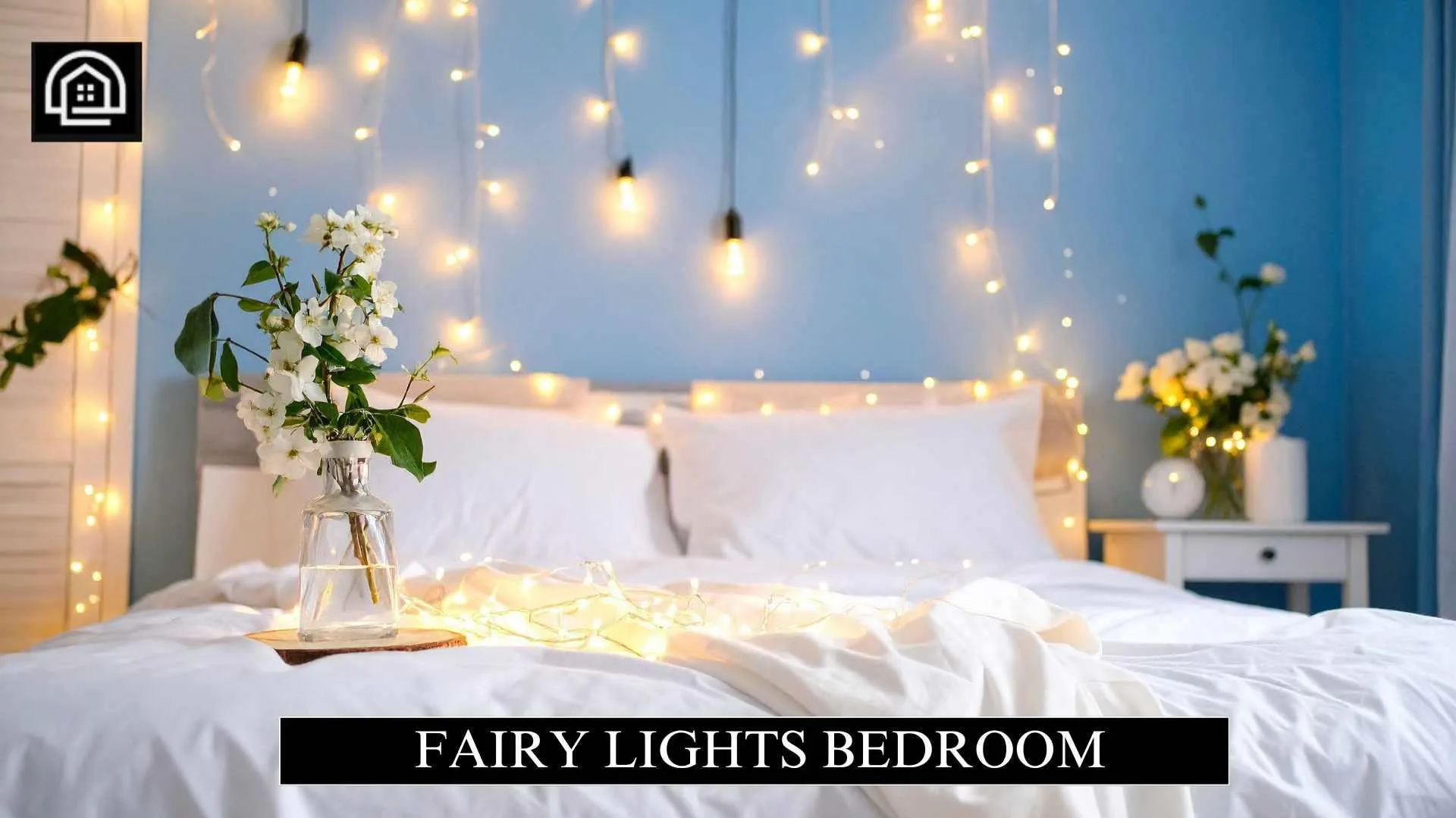 fairy lights bedroom