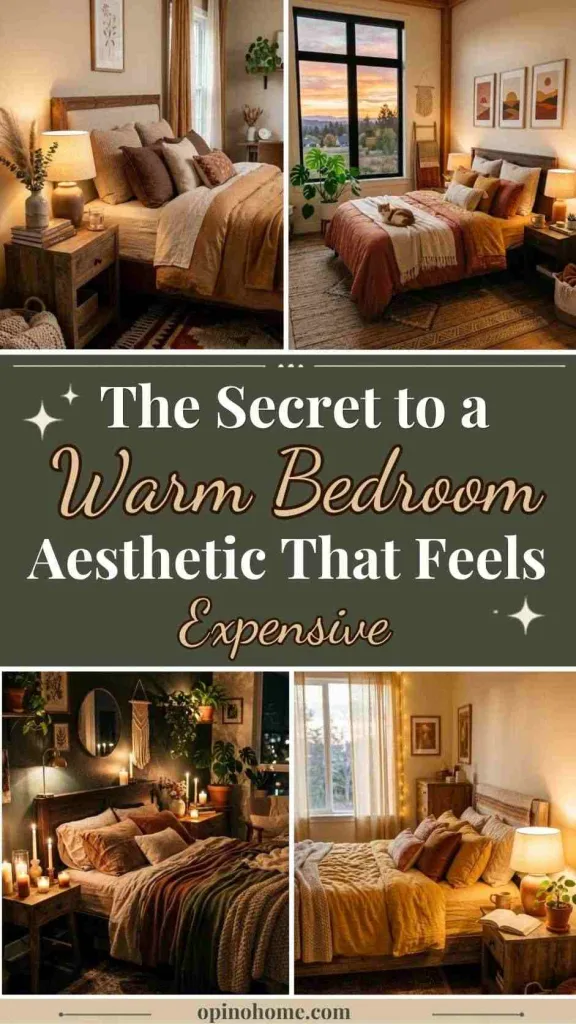 The Secret to a warm bedroom aesthetic That Feels Expensive 2 warm bedroom aesthetic