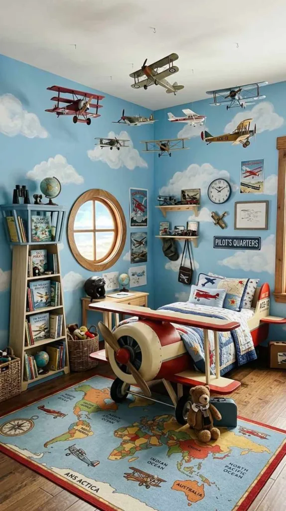 Boy Bedroom Ideas for a Stylish and Cozy Space 6 Airplane Theme Bedroom