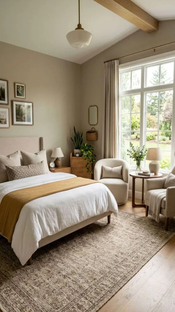 Bedroom With Seating Area