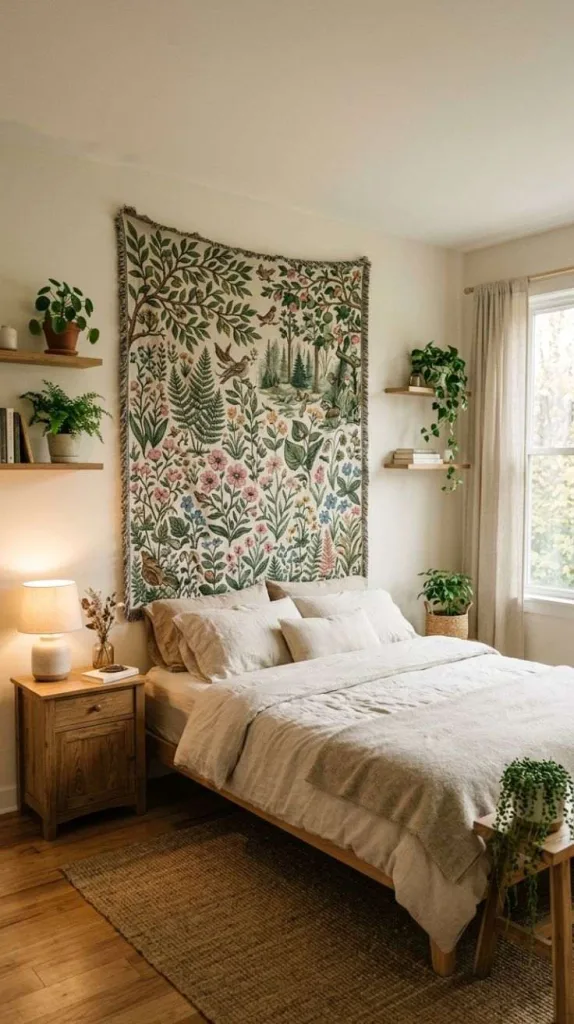 Botanical Tapestry Wall
