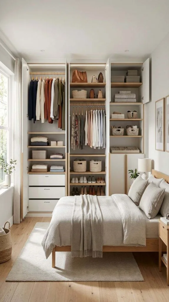 Room Organization Bedroom Ideas for a Tidy Stylish Space 7 Built In Wardrobe Organization