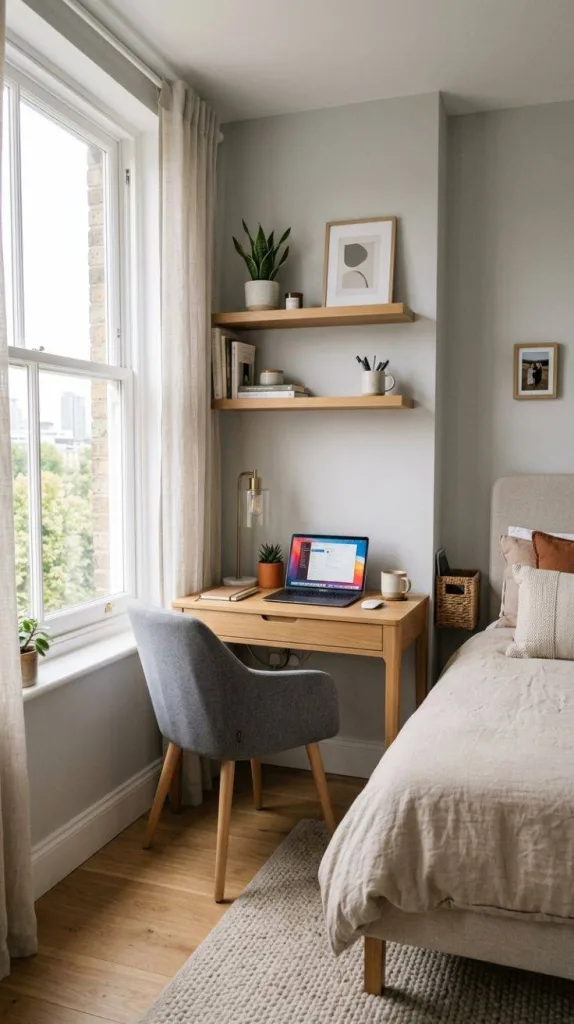 Apartment Bedroom Inspiration for a Cozy Stylish Space 9 Corner Workspace Design