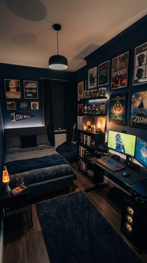 Teenager Bedroom Boy Ideas for a Stylish Modern Space 10 Dark Color Bedroom